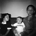 Me, Tim, Tom as children 1961